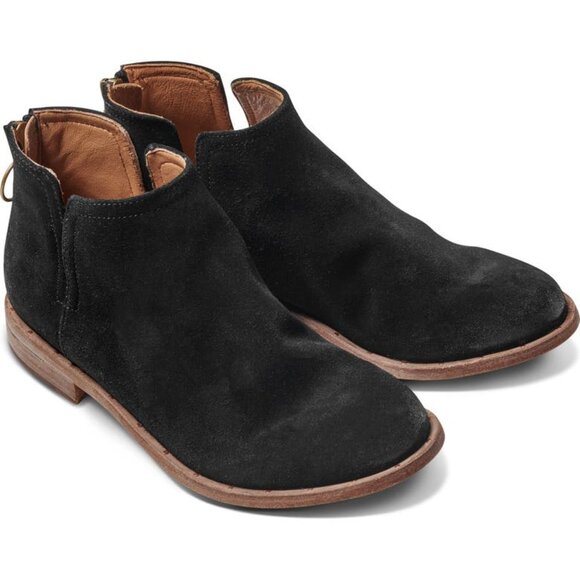 NEW  BEEK Suede Falcon Booties  black for women 1065mn - Picture 4 of 6